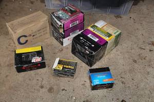 lot 1691 image: Lot of (11 Boxes) Fasteners - Staples, Deck Screws, Misc. Fasteners