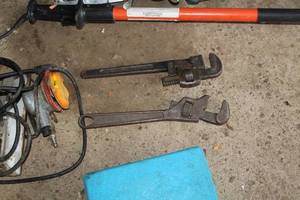 lot 1700 image: Lot of (2) 14 Pipe Wrenches