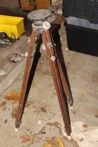 lot 1705 image: Vintage Thalhammer Co Surveyor Tripod