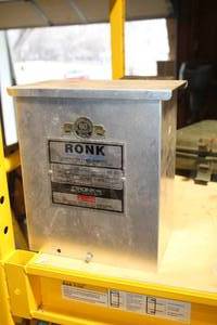 lot 1714 image: Ronk Roto-Con Mark II 92 Capacitor Panel Control Box