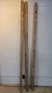 3 White Oak Thick Cut Lumber (8ft 4in & 8ft 3in & 4ft 10in)