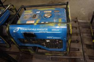 lot 21 image: Tsurumi TPG4-6000HDX Honda Powered 6000W Gas Generator