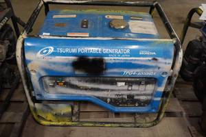 lot 23 image: Tsurumi TPG4-6000HDX Honda Powered 6000W Gas Generator