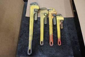 lot 121 image: Pipe Wrenches - Rothenberger, Ridgid - 14-24