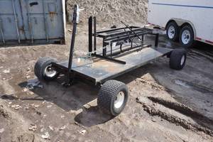 lot 129 image: Heavy Duty Jobsite Tool Trailer