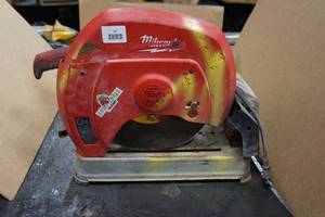 lot 77 image: Milwaukee 6177-20 14 Abrasive Cut-Off Saw