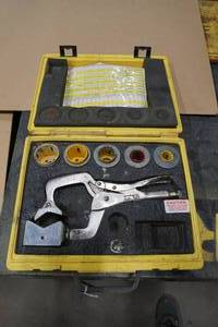 lot 117 image: NFP Pilot Clamp Locking Hole Saw Guide Kit