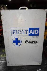 lot 57 image: Wall Hanging First Aid Box
