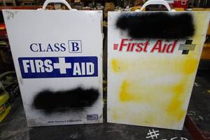 lot 96 image: 2 First Aid Boxes