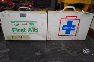lot 91 image: 2 First Aid Boxes