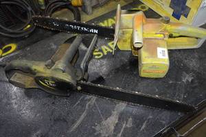 lot 39 image: Electric 14 Chain Saws - Craftsman, Poulan