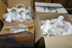 lot 181 image: Assorted PVC Fittings