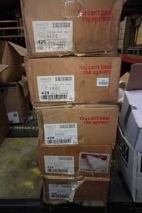 lot 185 image: 25 Charlotte 4 x 4 x 2 x 2 Double Sanitary PVC Reducing Tee