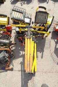 lot 147 image: Work Lights on Stands