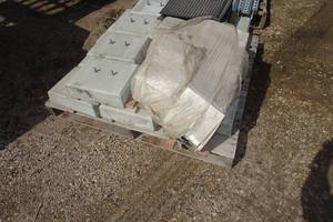 lot 158 image: Unistrut Concrete Blocks and Vinyl End Caps