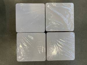 Huge Lot of 480 Blank Square Coaster packs