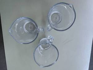 3 Acopa 60 oz. Blown-Glass Beer Pitchers