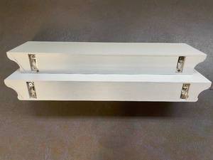 2 Flush Wall Mount Shelves, 15 34