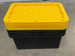 4 Durabilt 27 Gal Tough Box New