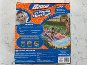 Banzai Splash Sprint Racing Slide