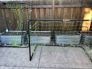 Franklin Sports Premier Steel, Folding Soccer Goal, 6x4 - Black