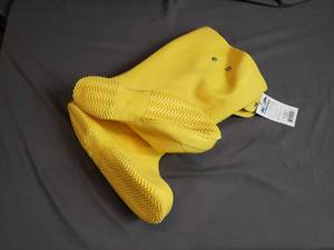Kraft Size 12 Yellow Rubber Overshoe Boots