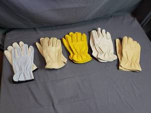 5 Pairs of Leather Gloves