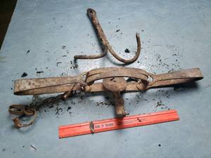 Larger Leg Hold Trap and Hook
