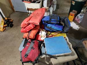 Large Lot of Life Jackets