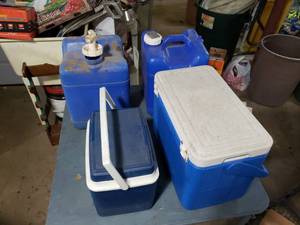 Coolers and Water Containers
