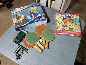 Ping Pong, Inflatable Tube, Stepping Stones