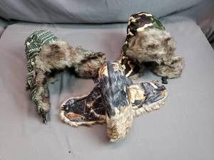 3 Winter Earflap Style Hats