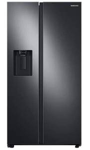 Samsung 22.0 cu. ft. Side by Side Refrigerator in Fingerprint Resistant Black Stainless Steel, Counter Depth (Scratch & Dent) - 1 Year Warranty