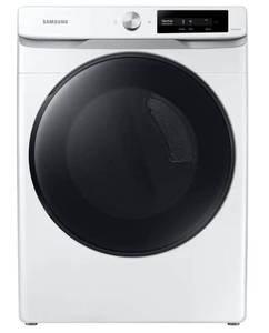 Samsung 7.5 cu. ft. Smart Dial White Electric Dryer with Super Speed Dry (Scratch & Dent) - 1 Year Warranty