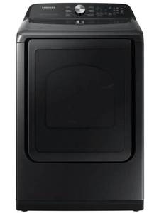 Samsung 7.4 cu. ft. Smart Brushed Black Electric Dryer with Steam Sanitize (Scratch & Dent) - 1 Year Warranty
