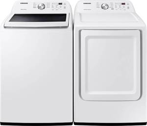 Samsung New Washer & Dryer Set ( Scratch & Dent) - 1 Year Warranty