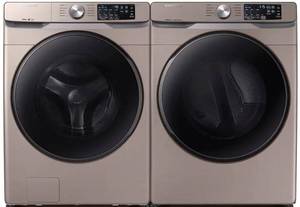 Samsung New Washer & Dryer Set (Scratch & Dent) - 1 Year Warranty