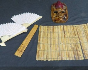 ANTIQUE DECOR & BAMBOO SUSHI ROLLING MAT