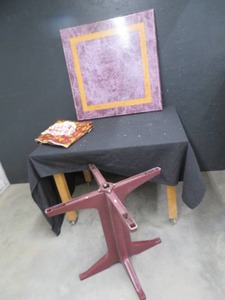 SMALL SQUARE TABLE  TABLECLOTH