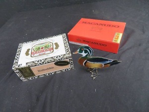 CIGAR BOXES  DUCK DECOR