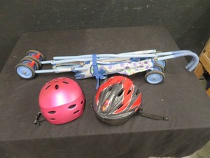 CHILDRENS STROLLER  HELMETS