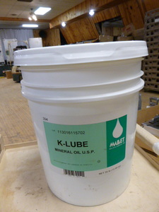 Bucket of K-Lube Mineral Oil