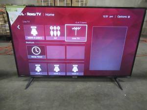 TCL 50 in. Class 4-Series 4K UHD HDR Roku Smart TV 50S435 - Includes Remote.