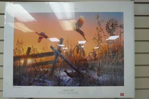 multi-artist print Scott Zoellick, Don Kloetzke, Jerry Gadamus Seasons End