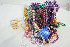Marti gras beads