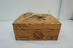 wood carved box