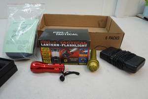 flashlights, shotgun field cleaning kit