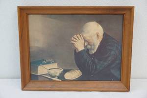 Man Giving Thanks wall art