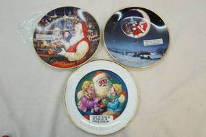 Avon Christmas plates 1999, 1998, 1996