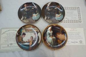 Norman Rockwell decorative plates